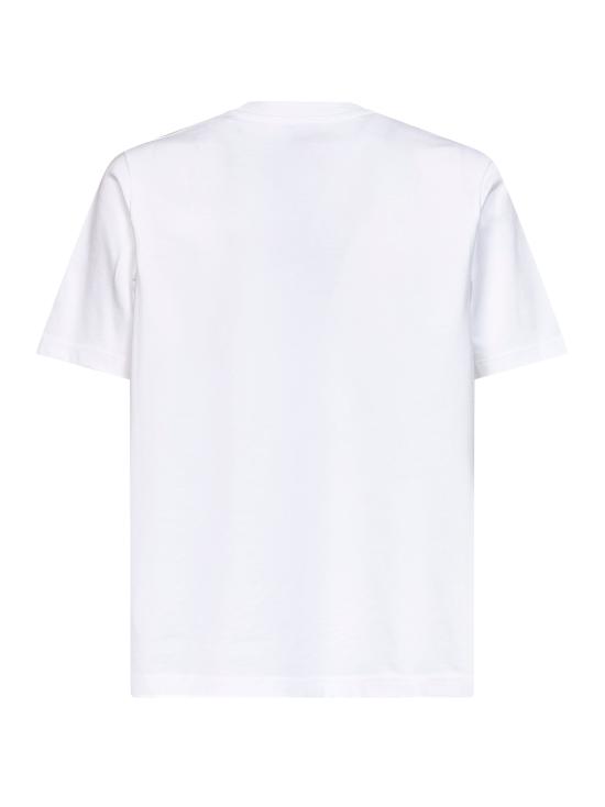 26FW 카사블랑카 탑 MPF26JTS00120 CASABLANCASTACKEDLOGO WHITE - CASABLANCA