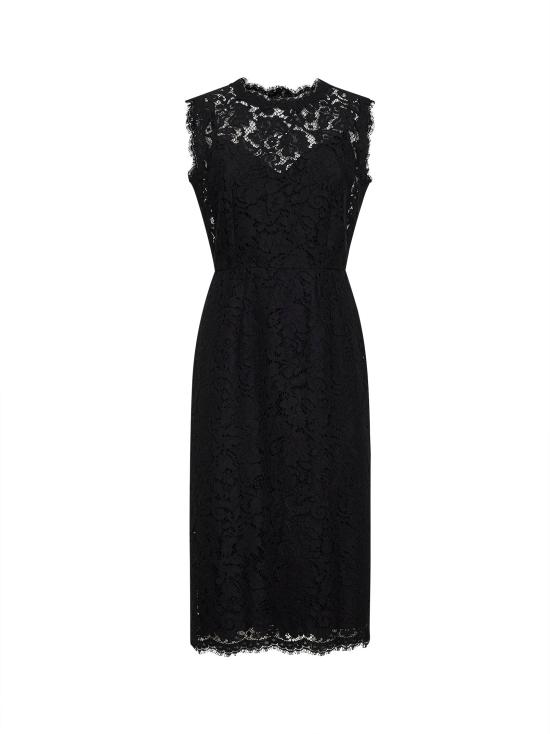 26SS 돌체앤가바나 코르도네토 레이스 드레스 F6H0ZTHLMTBN0000 BLACK