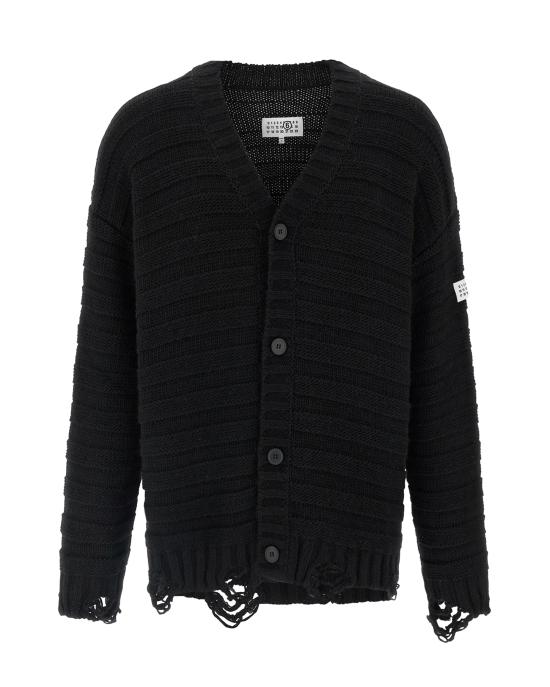 26FW MM6 메종마르지엘라 니트웨어 SH0HP0005 BLACK