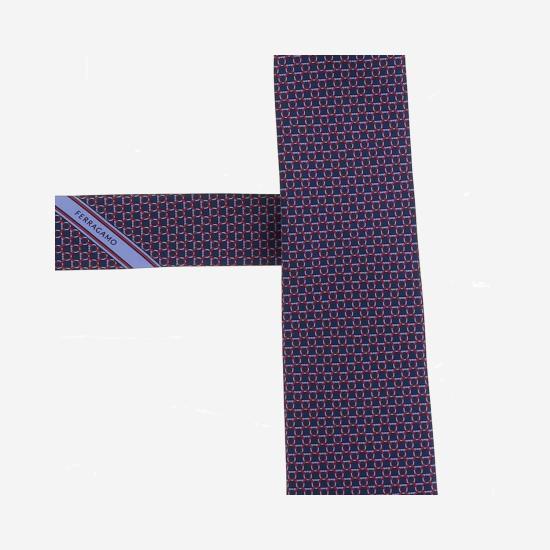 26FW 살바토레 페라가모 넥타이 351445 NAVY