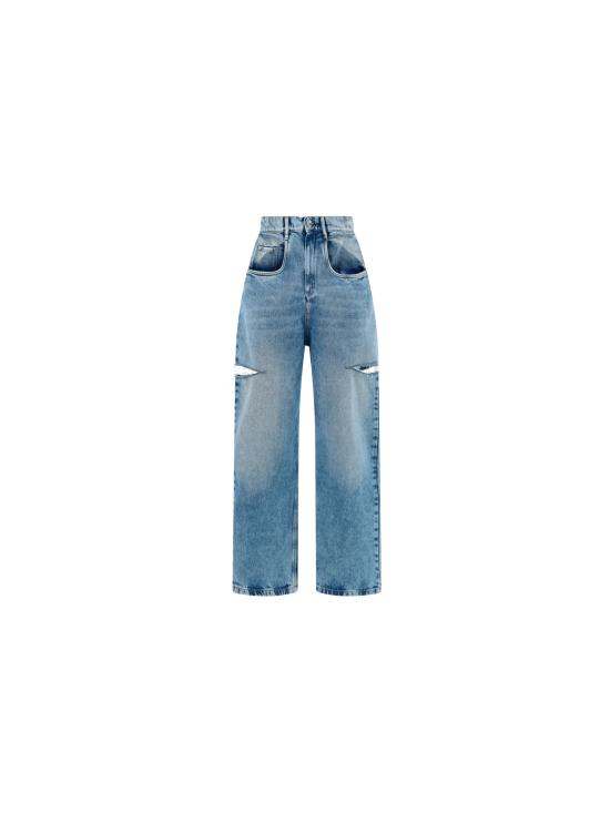 26FW 마르지엘라 코인 슬래쉬 디테일 진 S51LA0051S30513 BLUE - MAISON MARGIELA
