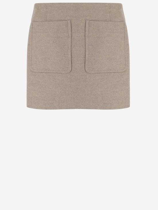 25FW 보테가베네타 스커트 841139 BEIGE - BOTTEGA VENETA