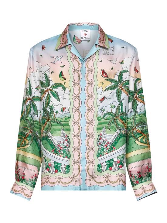 26FW 카사블랑카 셔츠 UPF26SH00601EXLD LADUREE MULTICOLOR