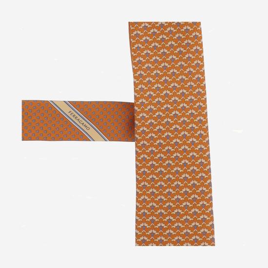 26FW 살바토레 페라가모 넥타이 351389 ORANGE