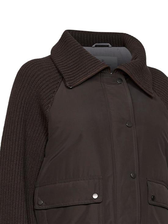 26FW 브루넬로 쿠치넬리 패딩 MH5257294 C028 BROWN - BRUNELLO CUCINELLI