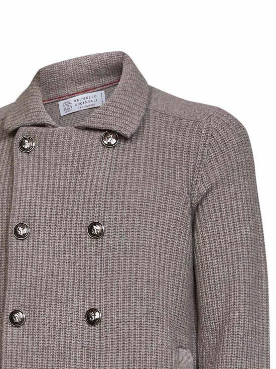 26FW 브루넬로 쿠치넬리 니트웨어 M22506206 C9756 GRAY - BRUNELLO CUCINELLI