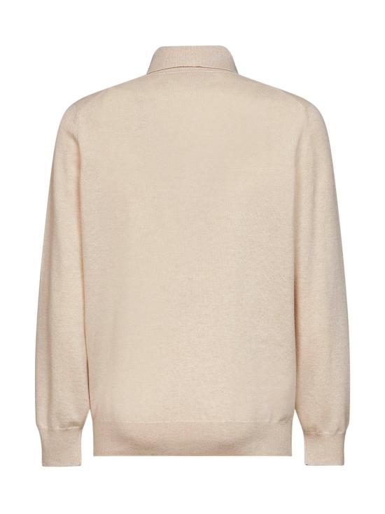 26FW 브루넬로 쿠치넬리 폴로 넥 캐시미어 스웨터 M2200295 CFV79 BEIGE - BRUNELLO CUCINELLI