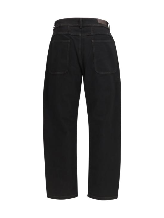 26FW 르메르 트위스티드 워크웨어 팬츠 PA1102LD1055 BLACK - LEMAIRE