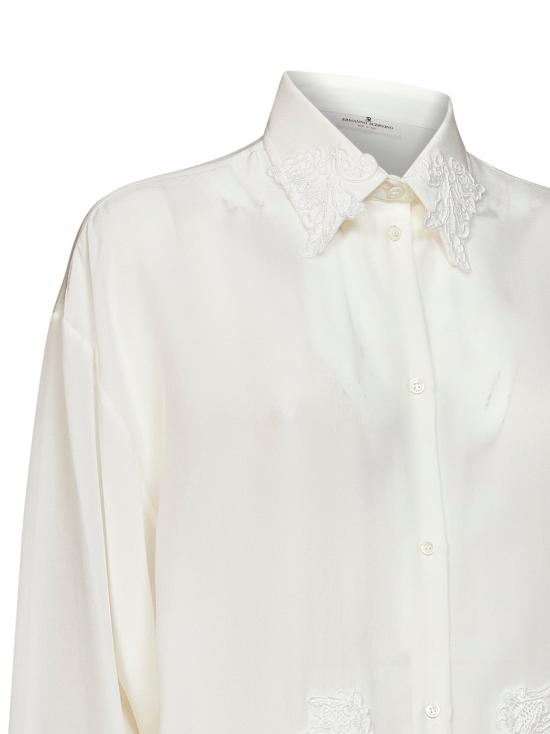 26FW 에르마노 설비노 셔츠 D492K302APVKX10602 WHITE - ERMANNO SCERVINO