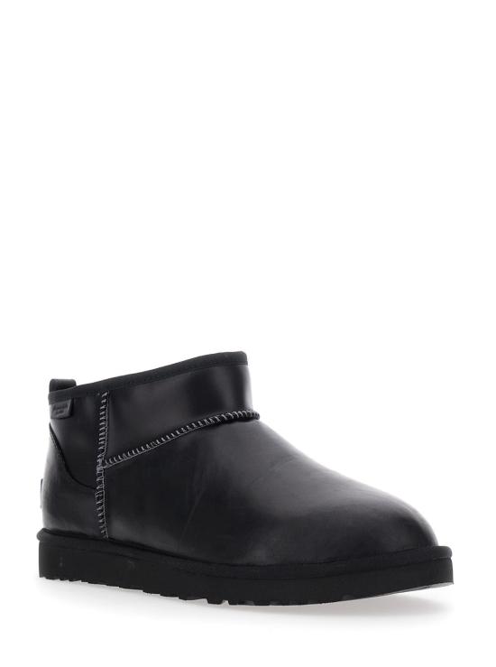 25FW 어그 울트라 미니 레더 리제너레이트 부츠 1158191 BLACK - UGG