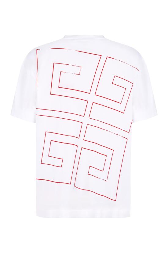  지방시 탑 BM71JA3YJ5 WHITE - GIVENCHY