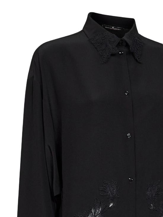26FW 에르마노 설비노 셔츠 D492K302APVKX95708 BLACK - ERMANNO SCERVINO