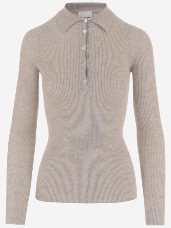26SS 사 수 파이 폴로 티셔츠 S26614 BEIGE - SA SU PHI