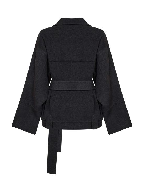 26FW 케이트 엘더 더블 울 벨티드 코트 6239547 205 GRAY - KHAITE