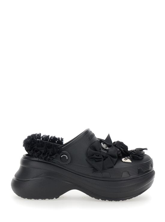 26SS 발렌시아가 뮬/슬리퍼 720762 BLACK