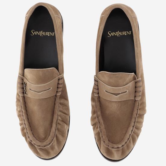 26FW 생로랑 플랫 슈즈 A001MM BEIGE - SAINT LAURENT