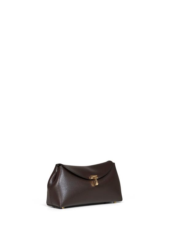 26FW 토템 미니 티락 레더 클러치 261WAL0085LE0025 213 BROWN - TOTEME
