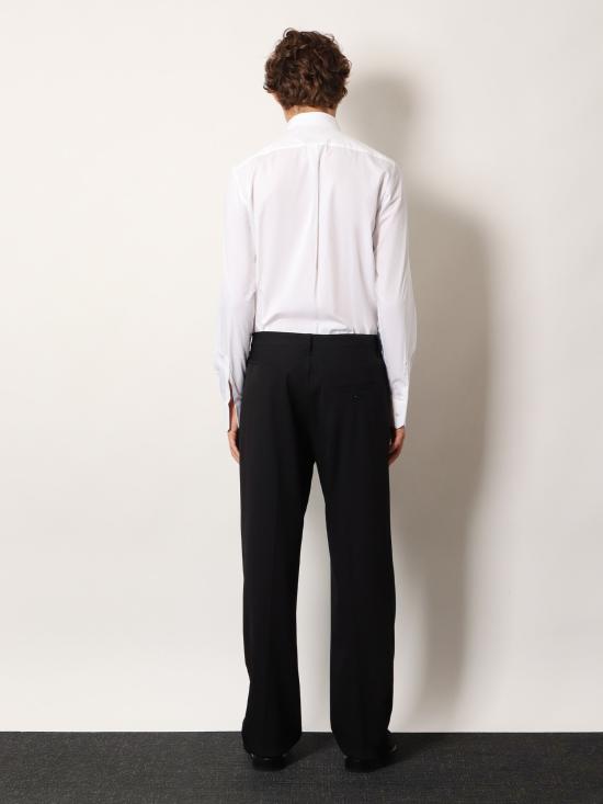25FW 발렌시아가 핀스트라이프 팬츠 850705 BLACK - BALENCIAGA