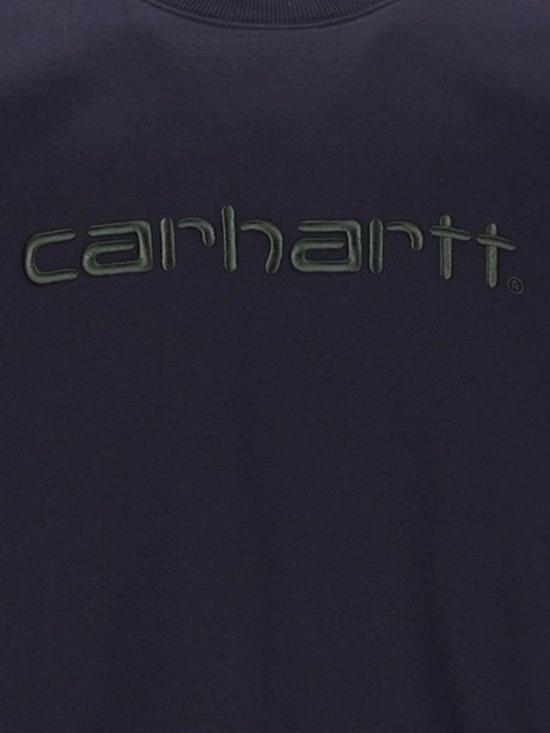 26FW 칼하트 WIP 로고 스웨트셔츠 I030546 NAVY - CARHARTT WIP