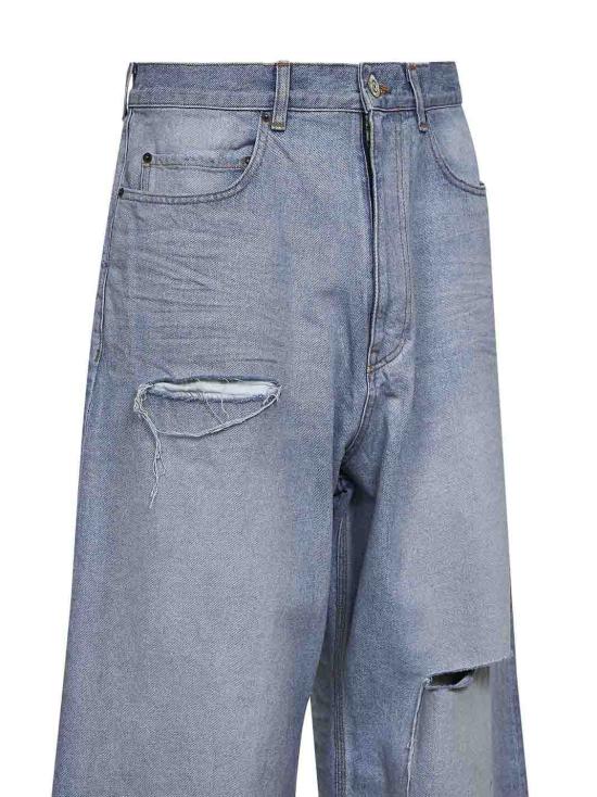 26SS 발렌시아가 미니멀 배기 팬츠 857216TTWB14009 BLUE - BALENCIAGA
