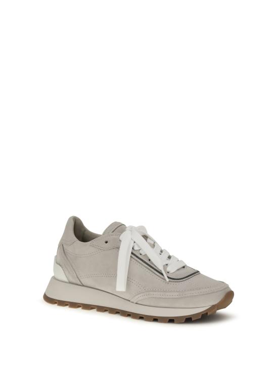 26FW 브루넬로 쿠치넬리 스니커즈 MZSFG3318P BEIGE - BRUNELLO CUCINELLI