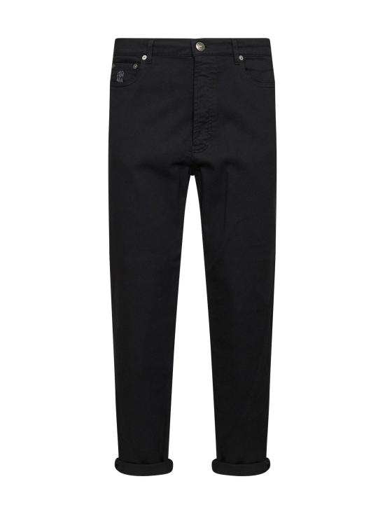 26FW 브루넬로 쿠치넬리 데님 팬츠 M277PO2090 C101 BLACK