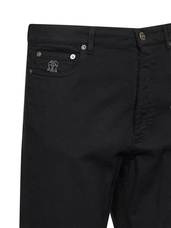 26FW 브루넬로 쿠치넬리 데님 팬츠 M277PO2090 C101 BLACK - BRUNELLO CUCINELLI