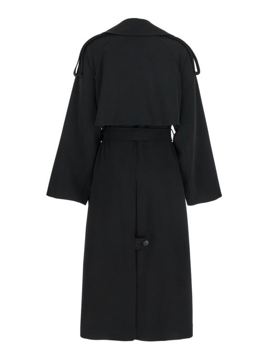 25FW 르플레인 트렌치 코트 44554179 BLACK - LEPLAIN