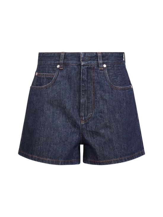 26SS 펜디 데님 숏팬츠 FLP861AW82F1UKI NAVY