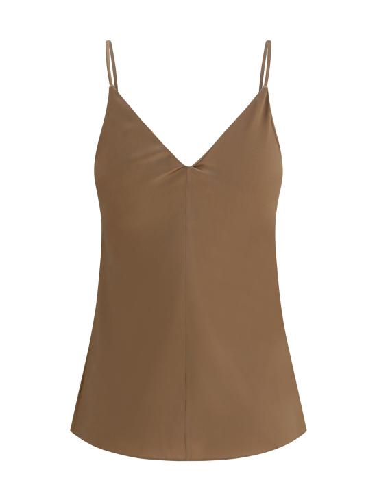26SS 브루넬로 쿠치넬리 민소매 티셔츠 M0C59BD802 BEIGE