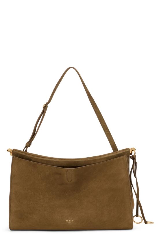 26SS 알라이아 르 클릭 포켓 35 누벅 숄더백 AA1L2038CA214 BROWN