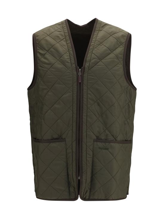 26FW 바버 폴라퀼트 지퍼인 라이너 MLI0002 OLIVE - BARBOUR