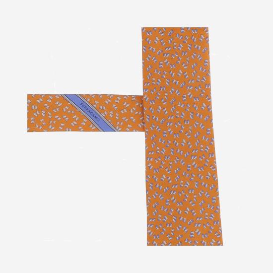 26FW 살바토레 페라가모 넥타이 351434 ORANGE