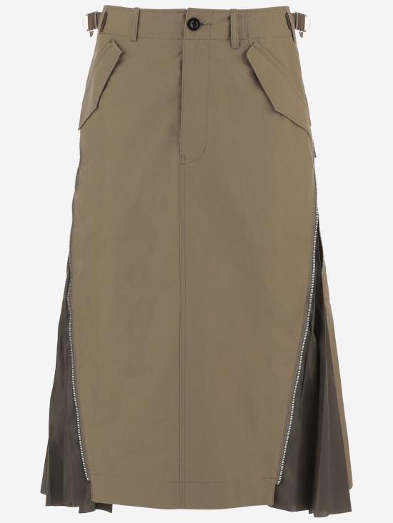 26FW 사카이 스커트 08580 BEIGE