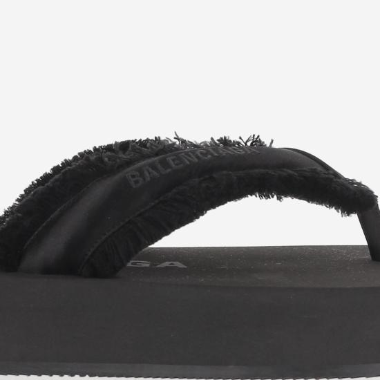 26SS 발렌시아가 플랫 슈즈 870111 BLACK - BALENCIAGA