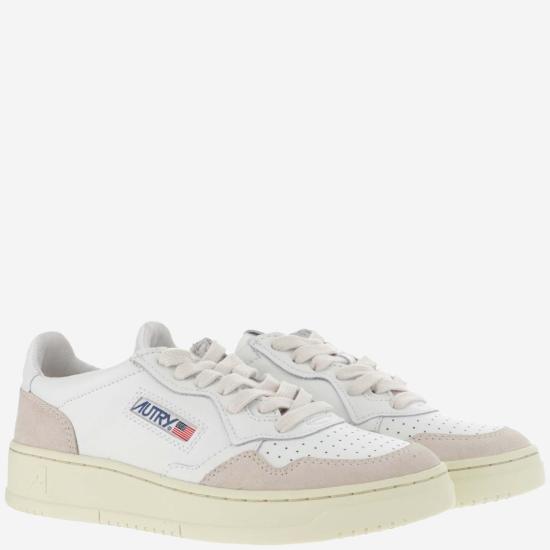 26FW 오트리 메달리스트 로우 레더 스니커즈 AULWLS33 BEIGE - AUTRY