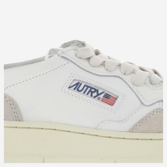 26FW 오트리 메달리스트 로우 레더 스니커즈 AULWLS33 BEIGE - AUTRY