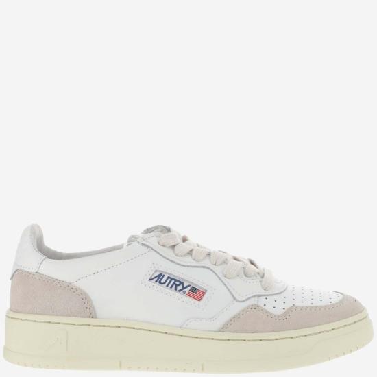 26FW 오트리 메달리스트 로우 레더 스니커즈 AULWLS33 BEIGE - AUTRY