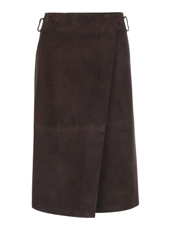 26FW 세미쿠튀르 스커트 Y6WT04 BROWN