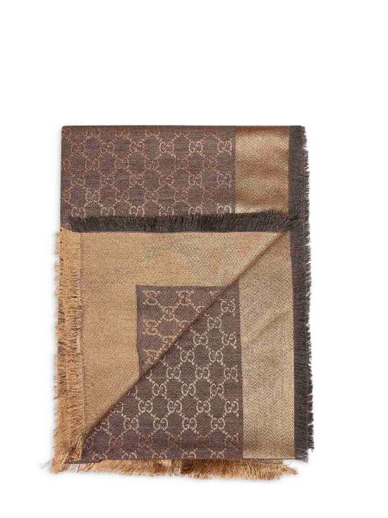 26SS 구찌 장갑 8555393GA482579 BROWN - GUCCI