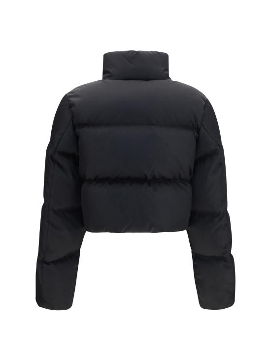 26FW 프라다 크롭 리나일론 다운 재킷 29D056SOOO1WQ8 BLACK - PRADA