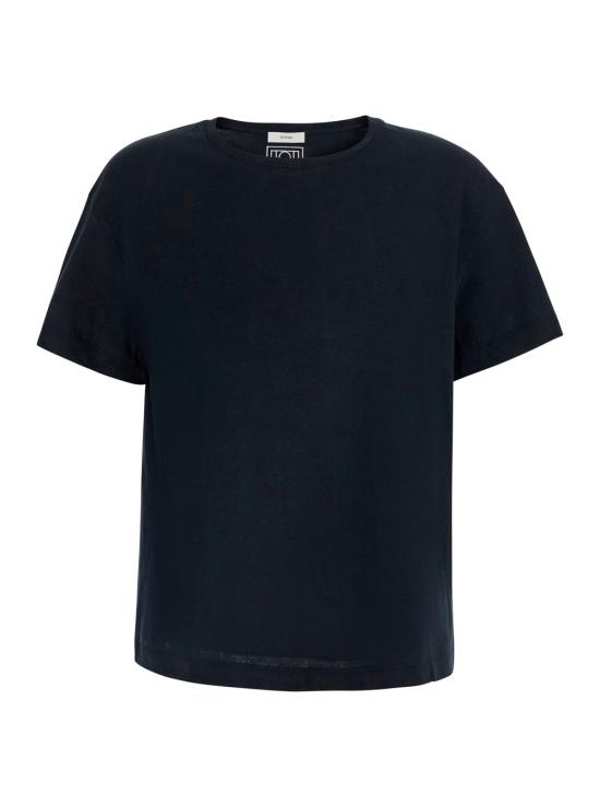 26FW 토템 클래식 오가닉 코튼 티셔츠 263WRT0529FB0502 BLACK