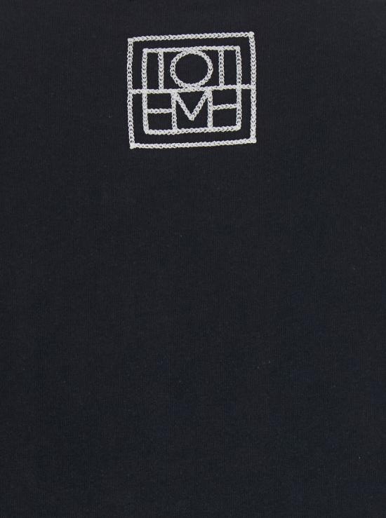 26FW 토템 클래식 오가닉 코튼 티셔츠 263WRT0529FB0502 BLACK - TOTEME