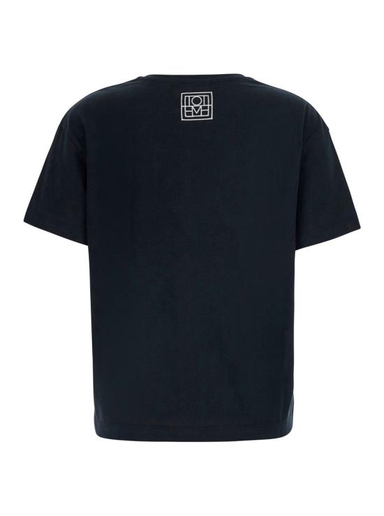 26FW 토템 클래식 오가닉 코튼 티셔츠 263WRT0529FB0502 BLACK - TOTEME