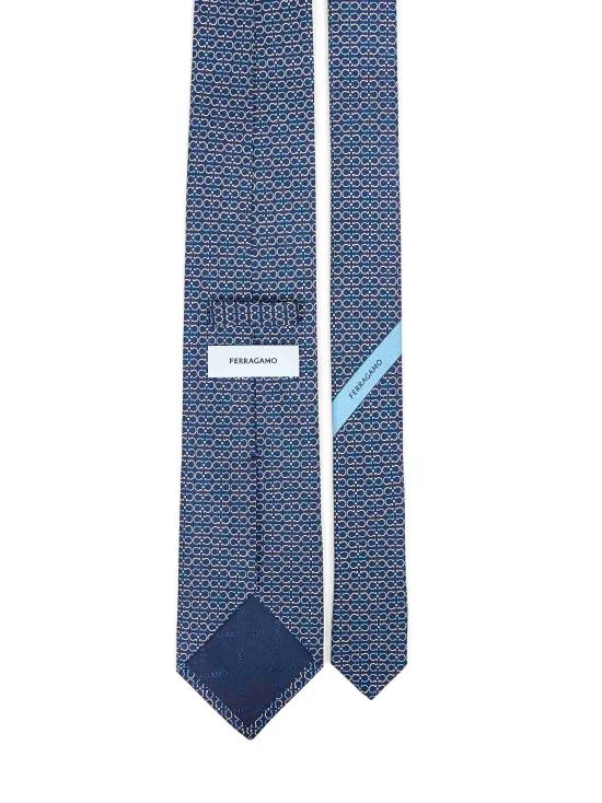 26FW 살바토레 페라가모 넥타이 3512044ZELIG778440 BLUE - SALVATORE FERRAGAMO