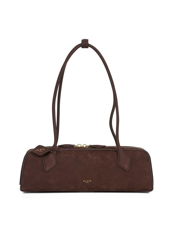 26FW 알라이아 르 테켈 미디움 레더 숄더백 AA1S06033CA214 741 BROWN
