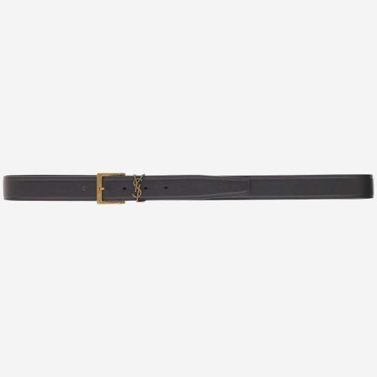 26FW 생로랑 벨트 864585 BLACK - SAINT LAURENT