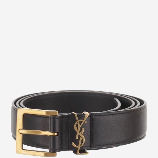 26FW 생로랑 벨트 864585 BLACK