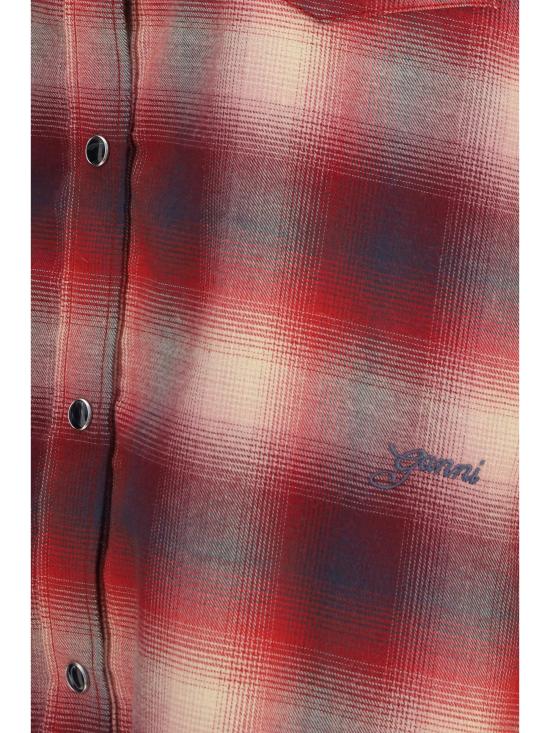 26FW 가니 셔츠 A1040415 RED - GANNI