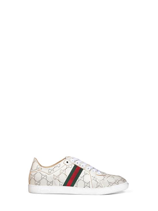 26FW 구찌 스트레치 로우탑 스니커즈 865050AAGGP9166 BEIGE